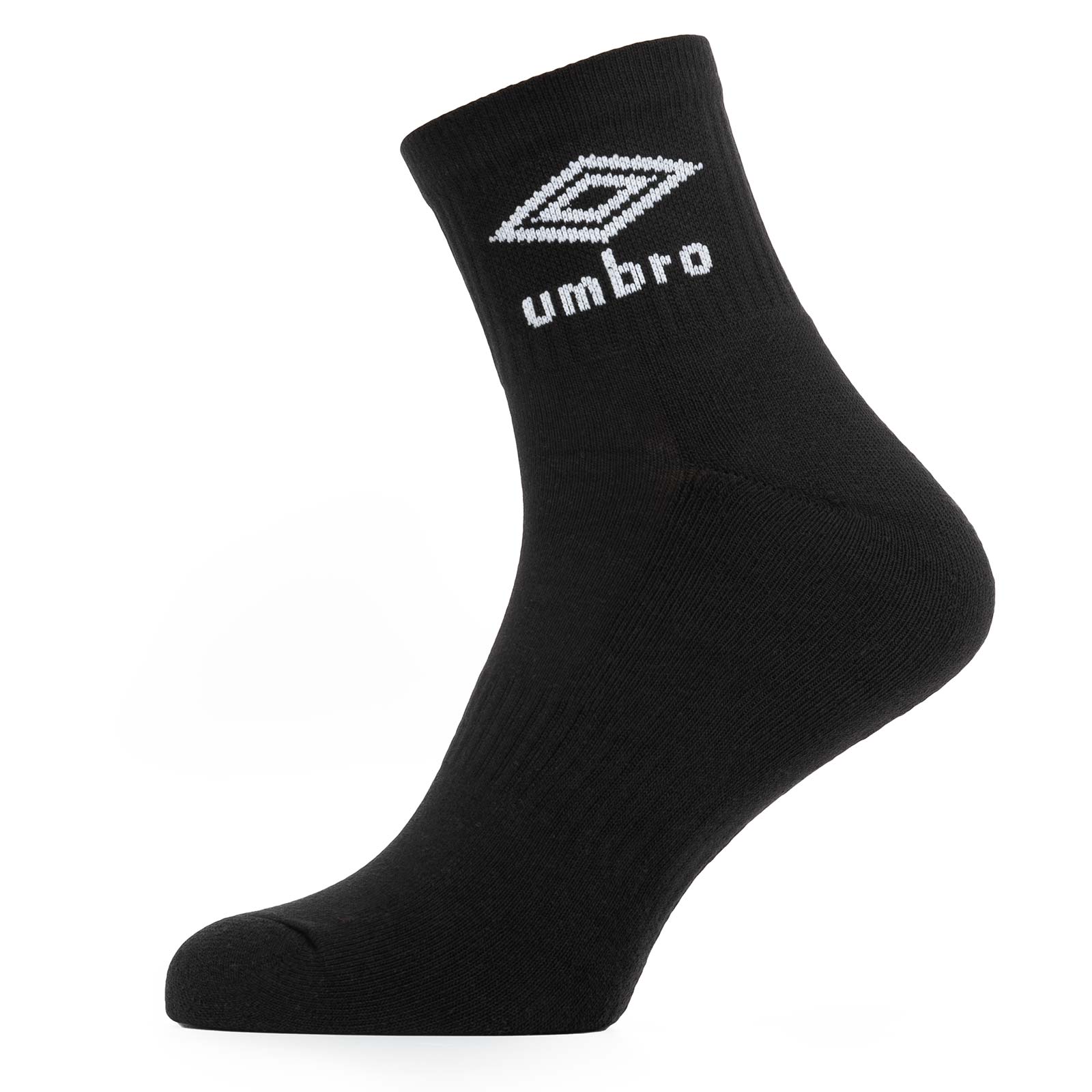 Umbro 3 Pack Cushioned Quarter Sock - Image 2