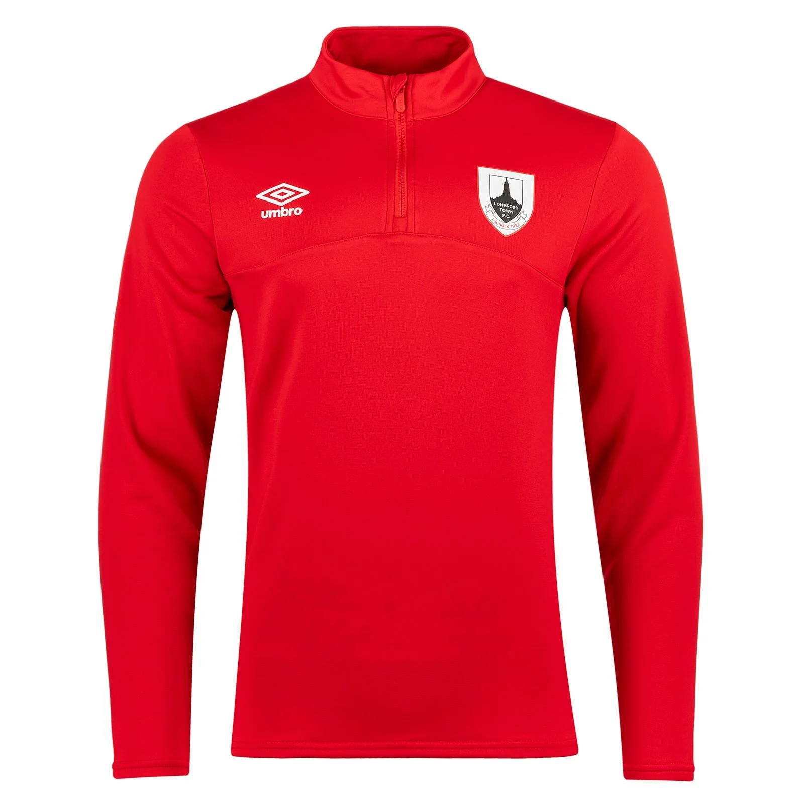 Umbro Longford Town Football 2026 Kids Half-Zip Top - Image 3