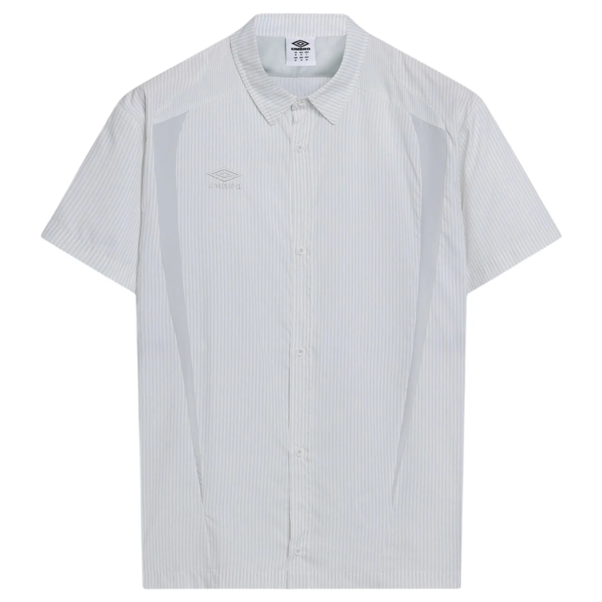 Umbro Short Sleeve Buttoned Mens Boxy-Fit Logo Shirt - Image 3