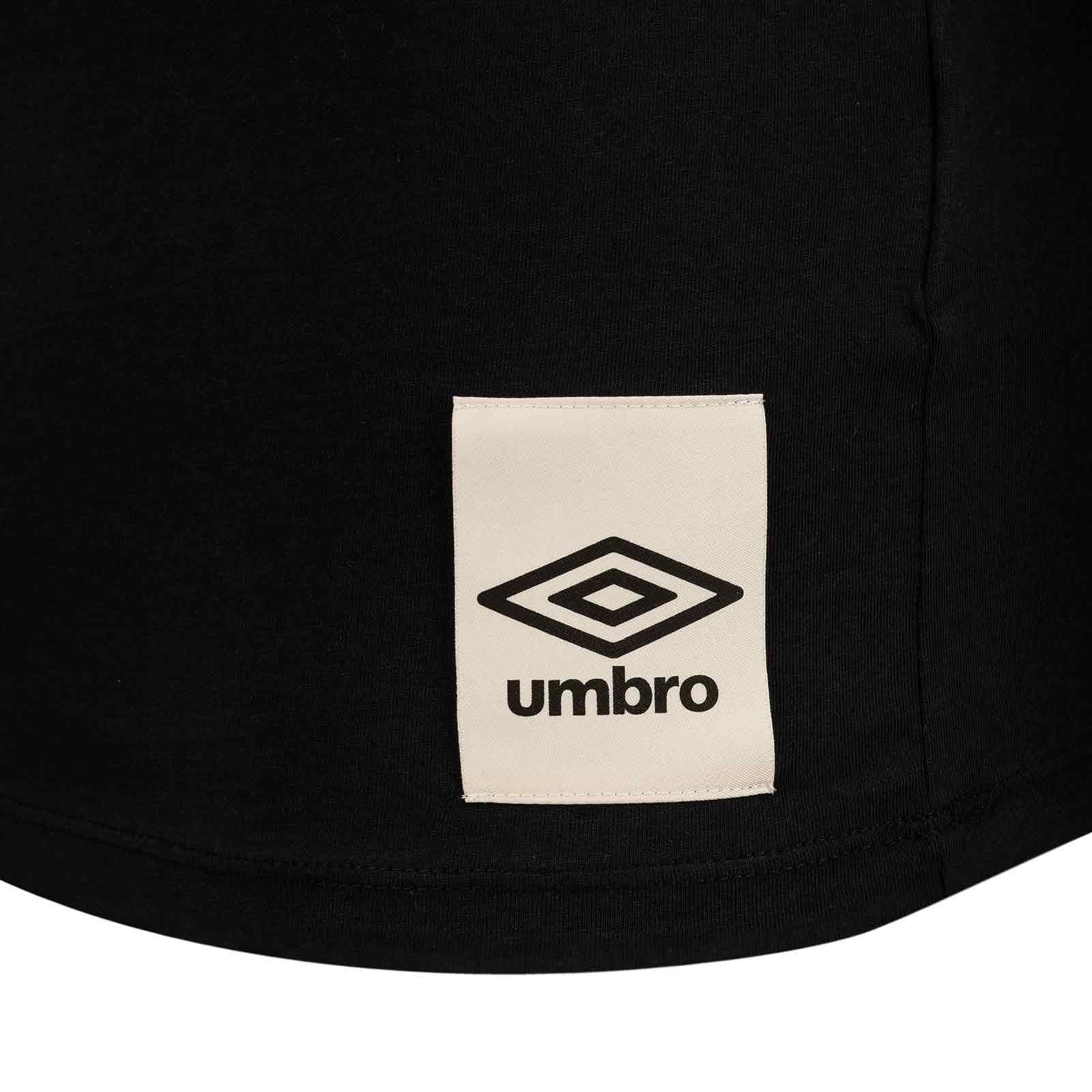 Umbro Relaxed Mens Short Sleeve Training T-Shirt - Black - Image 4
