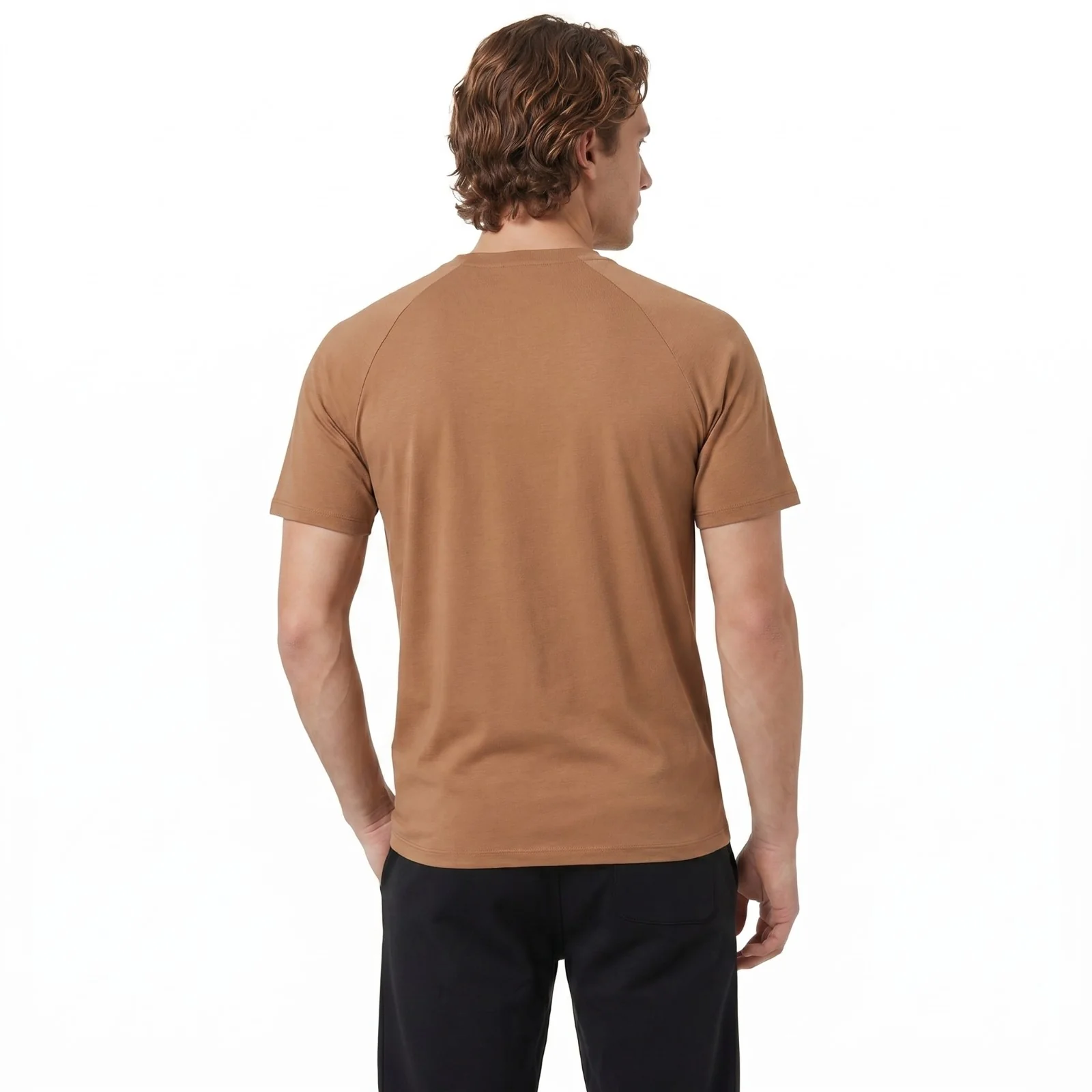 Umbro Relaxed Mens Short Sleeve Training T-Shirt - Brown - Image 2