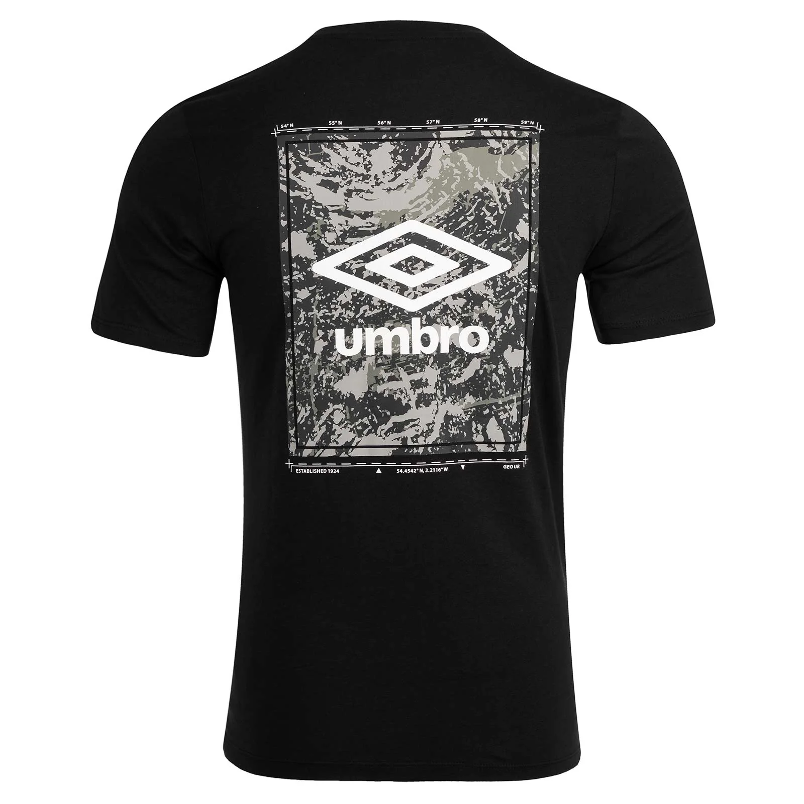 Umbro Mens Camo Graphic Short Sleeve Training T-Shirt - Image 7