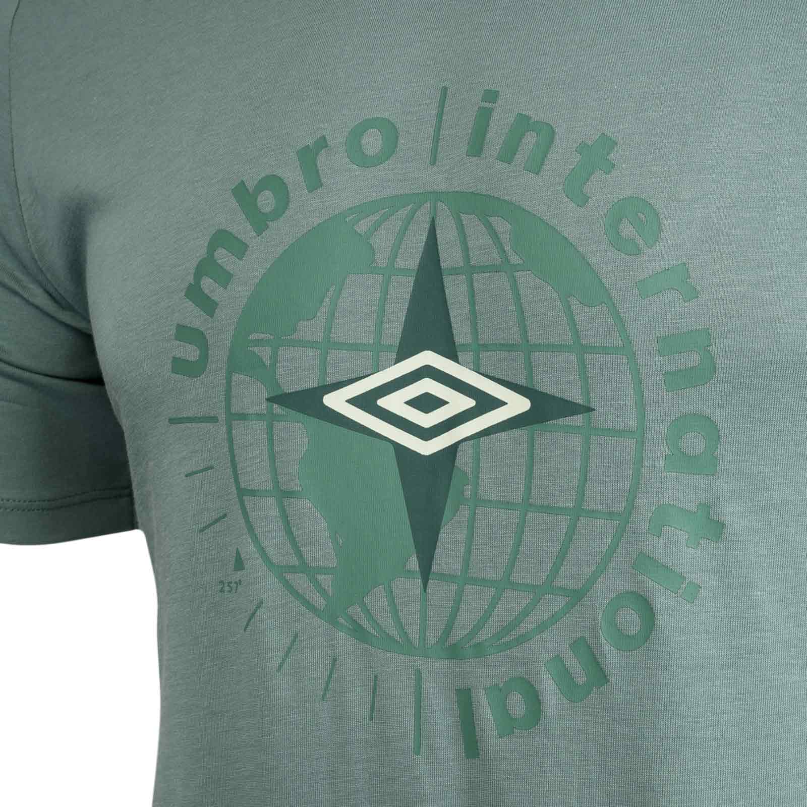 Umbro Globe Mens Short Sleeved Graphic Training T-Shirt - Image 6