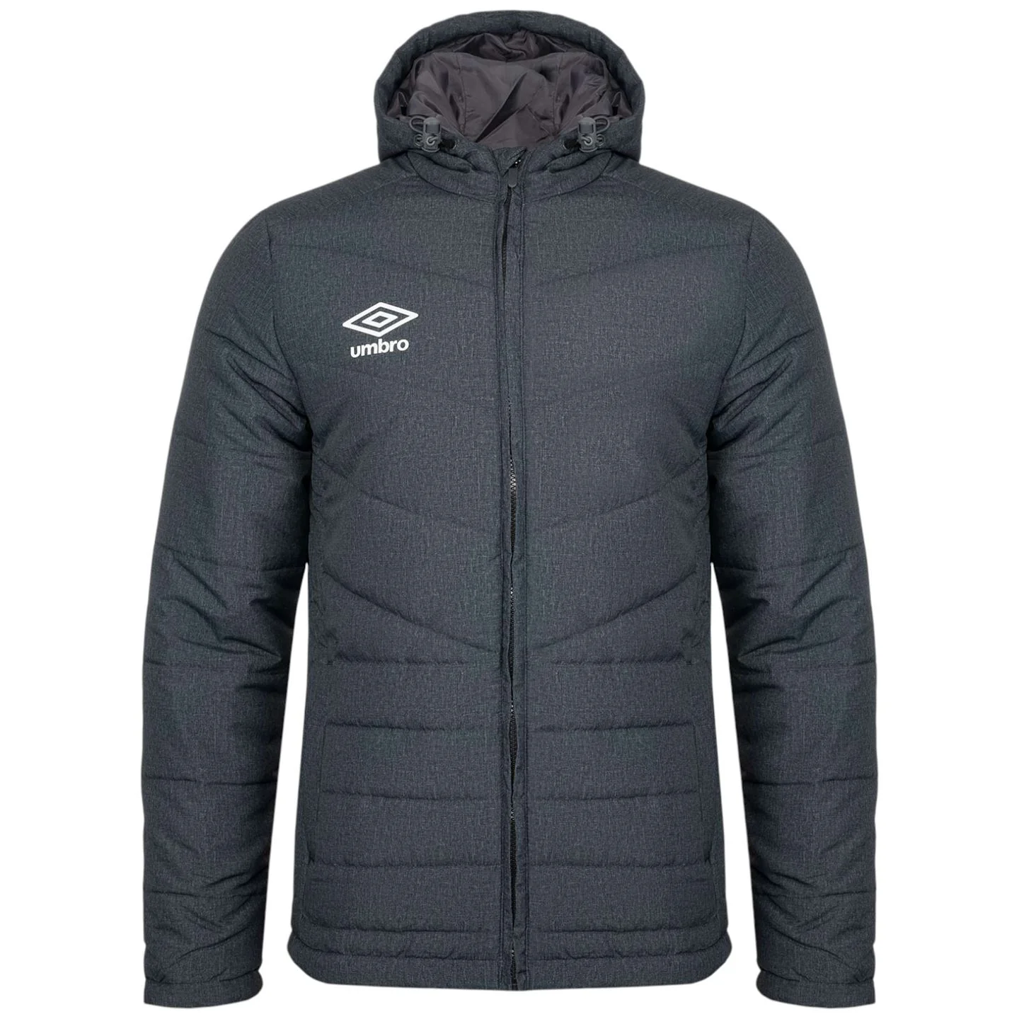 Umbro Padded Mens Full-Zip Hooded Jacket - Image 3