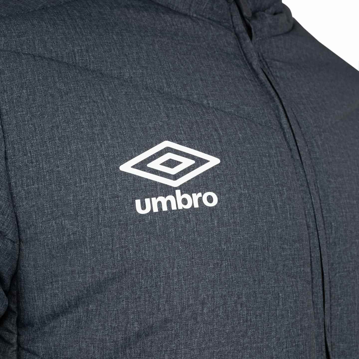 Umbro Padded Mens Full-Zip Hooded Jacket - Image 5