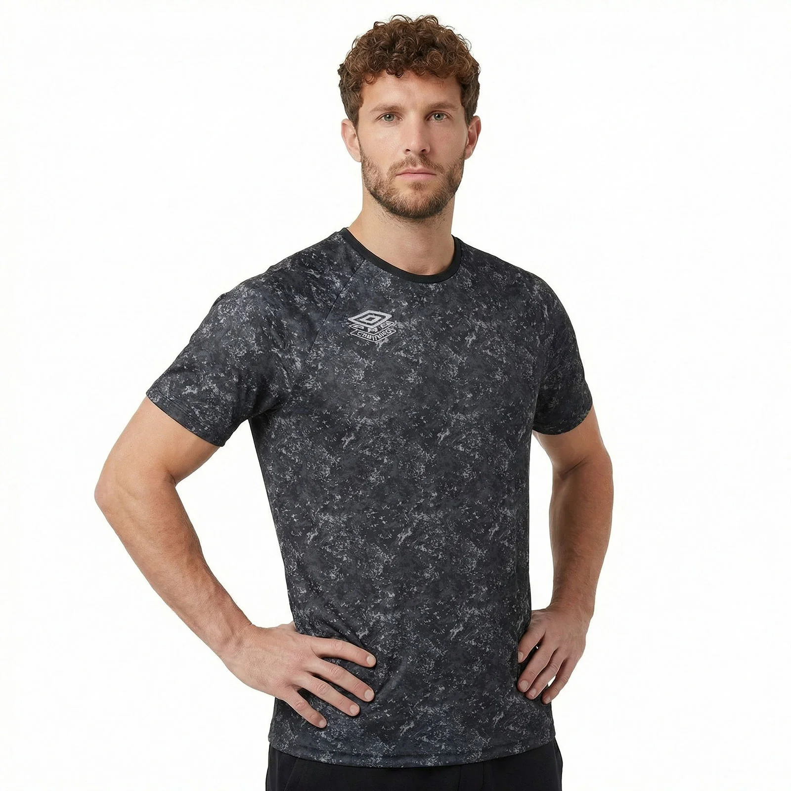 Umbro Pro Training Mens Short Sleeved Graphic Jersey
