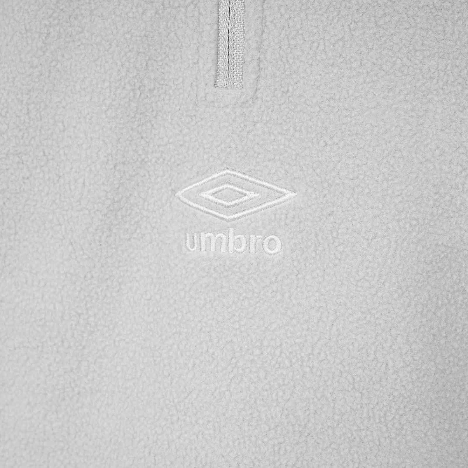 Umbro Relaxed Mens Logo Half-Zip Training Polar Fleece - Image 3