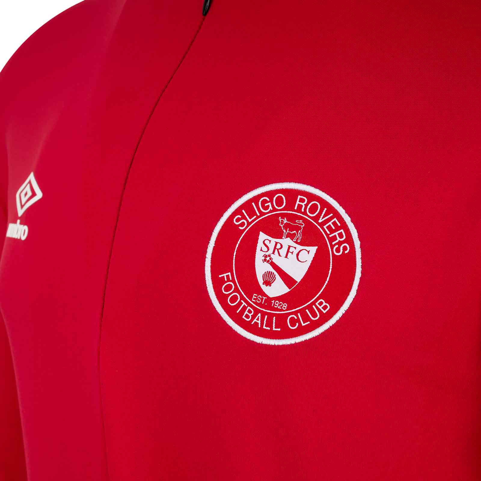 Umbro Sligo Rovers Football 2026 Mens Half-Zip Mid-Layer Top - Image 4