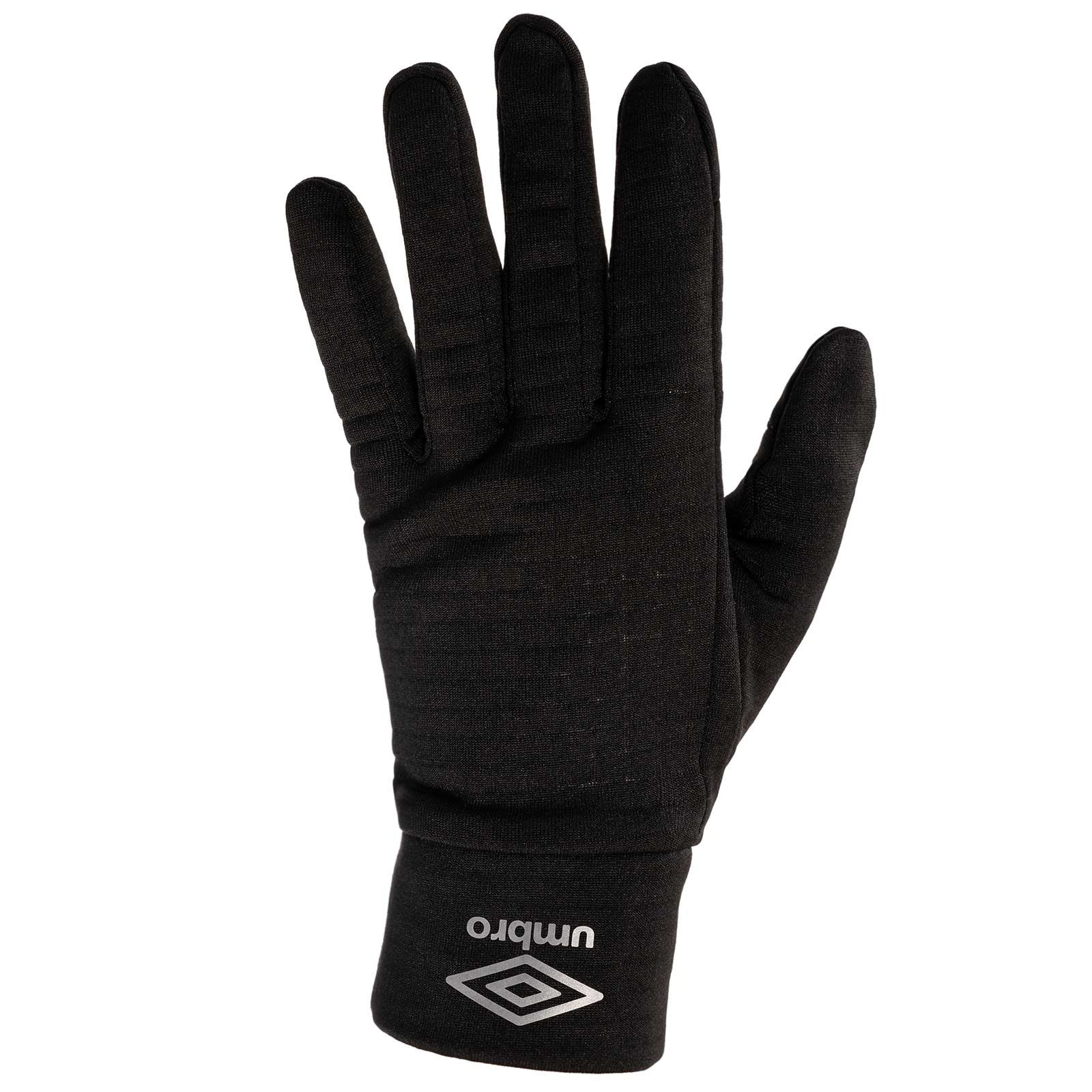 Umbro Waffle Knit Kids Winter Logo Gloves - Image 2