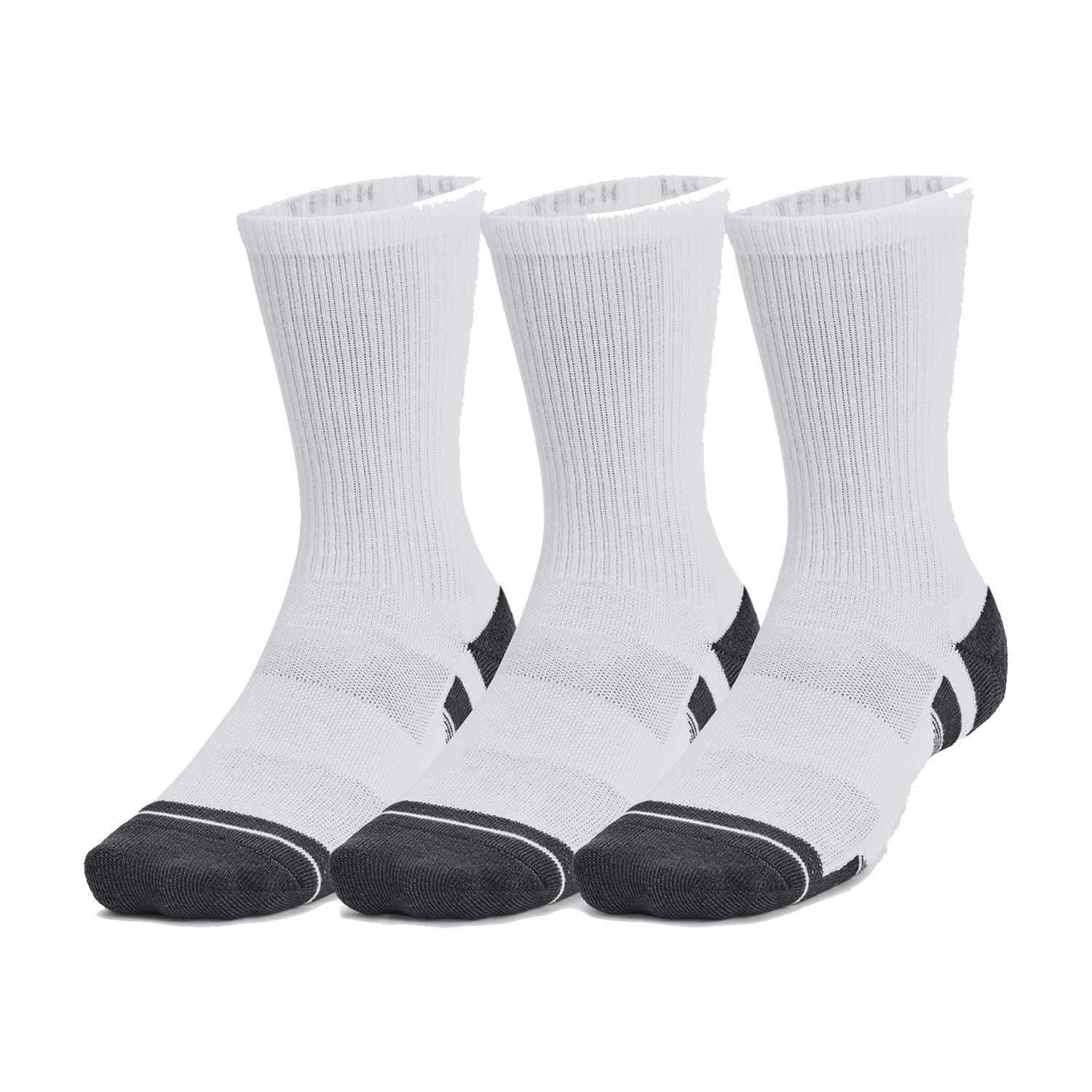 Under Armour Performance Tech 3 Pack Crew Socks
