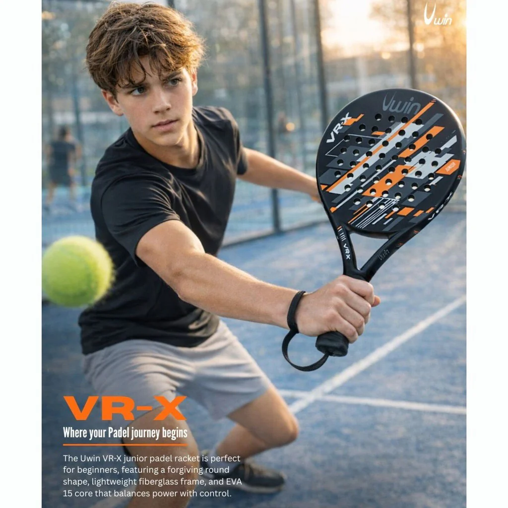 Uwin VR-X Round-Shape Junior Beginner Padel Racket - Image 11