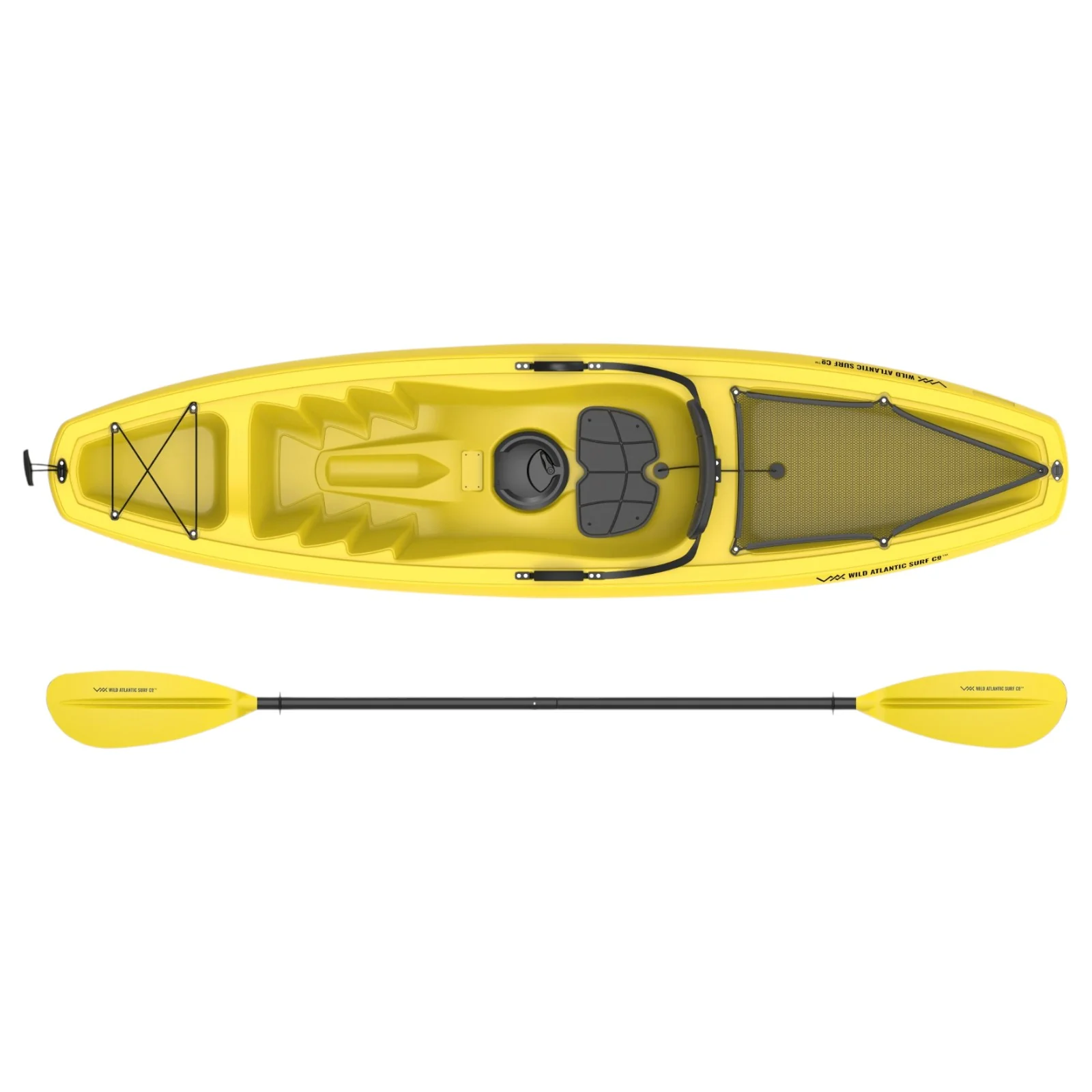 Wild Atlantic Surf 9ft Adults Sit On Kayak - Yellow - Image 6