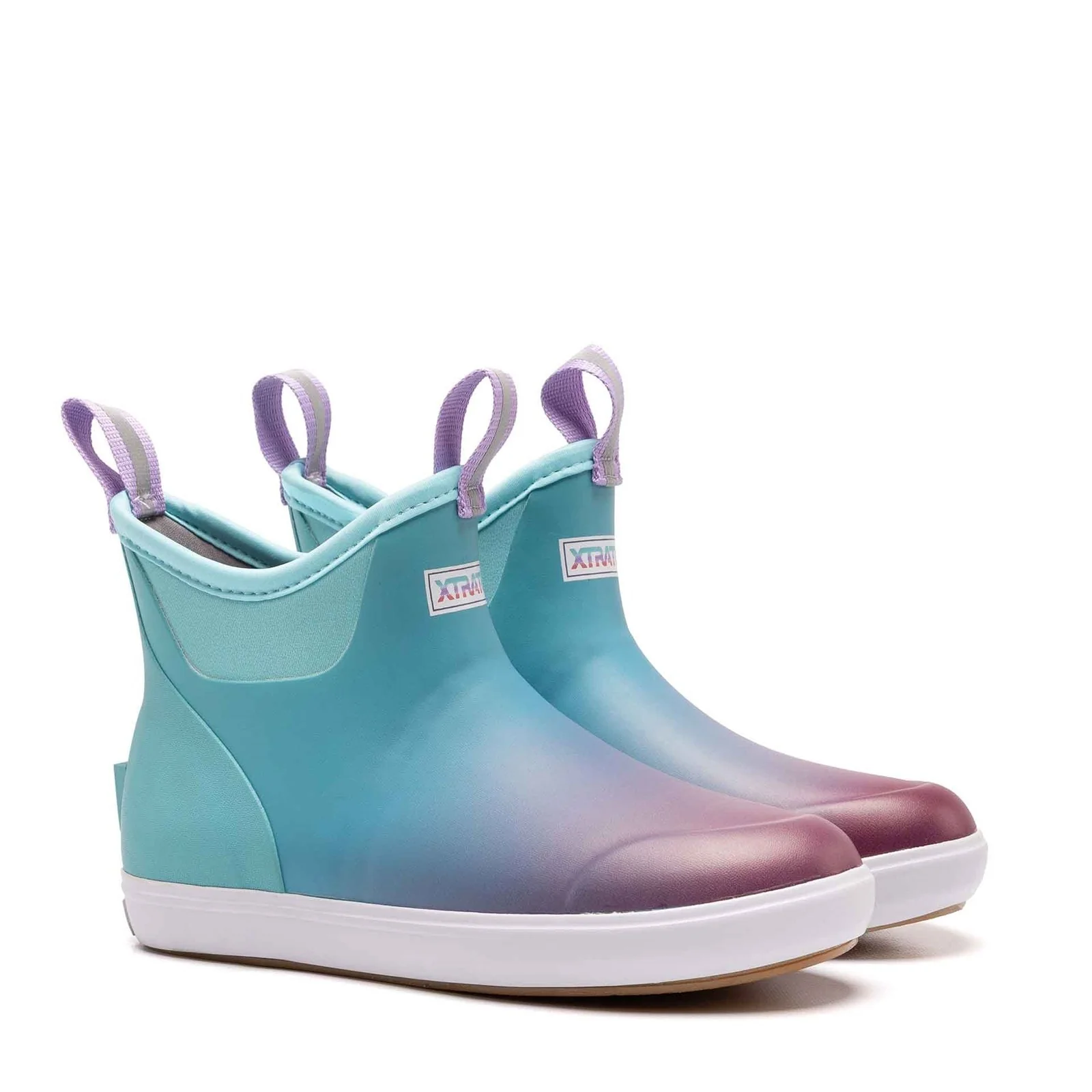 Xtratuf Womens Ankle Deck Boot Blue Aurora - Image 5