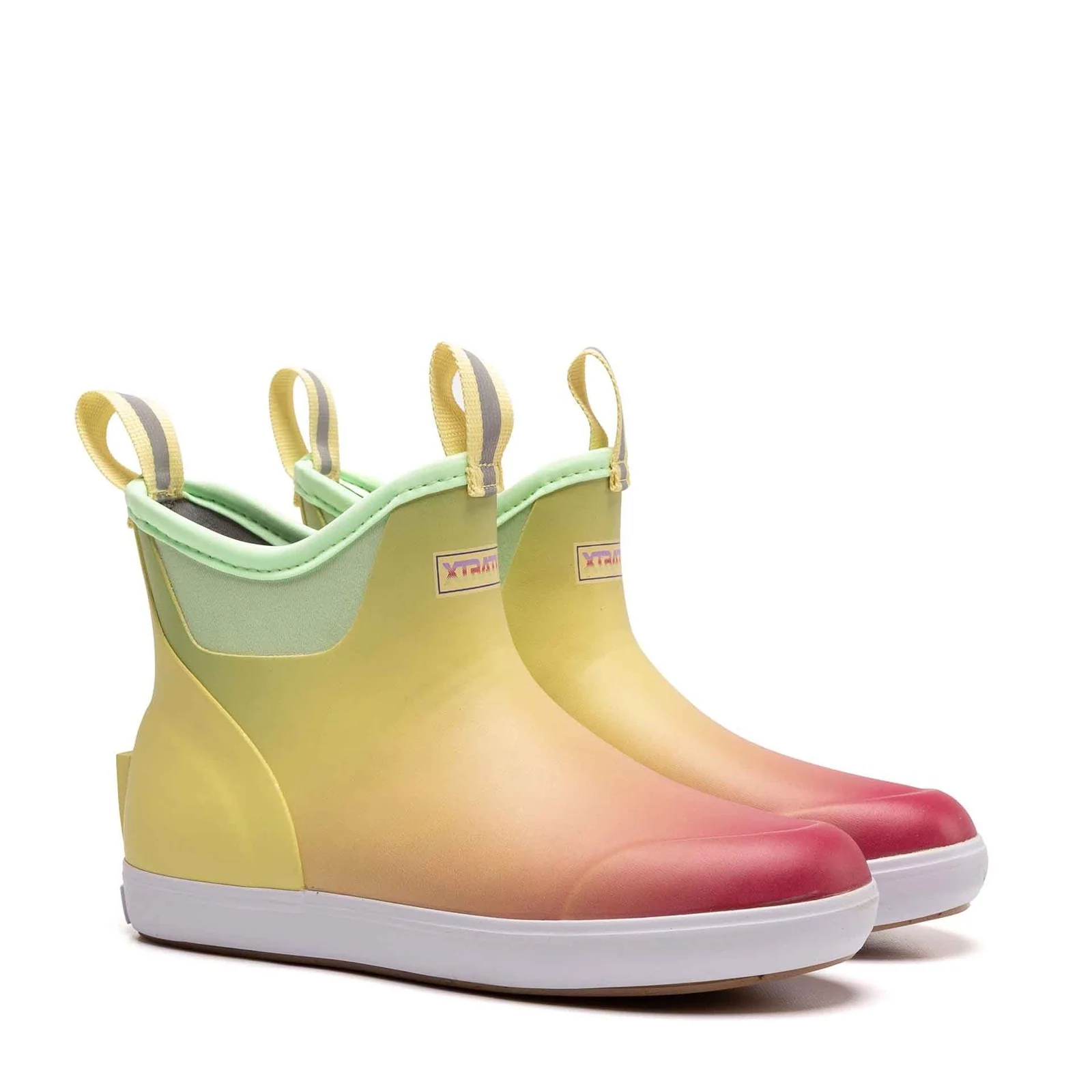Xtratuf Womens Ankle Deck Boot Yellow Aurora - Image 5