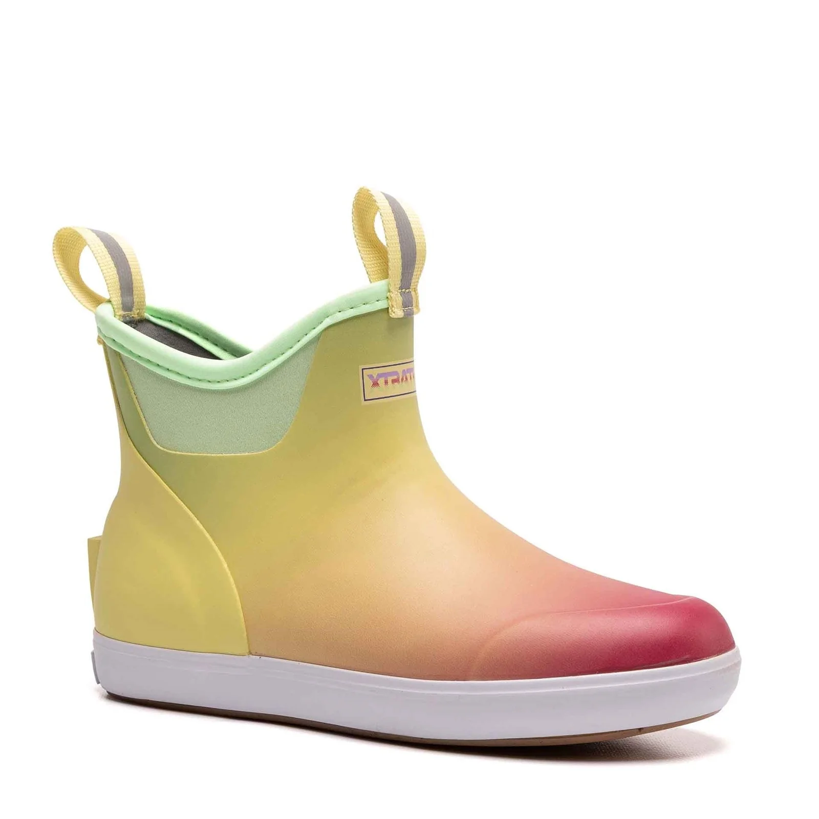 Xtratuf Womens Ankle Deck Boot Yellow Aurora - Image 6