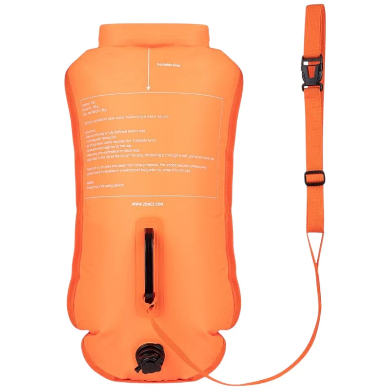 ZONE3 Swim 28L Recycled Safety Buoy Dry Bag - Image 2